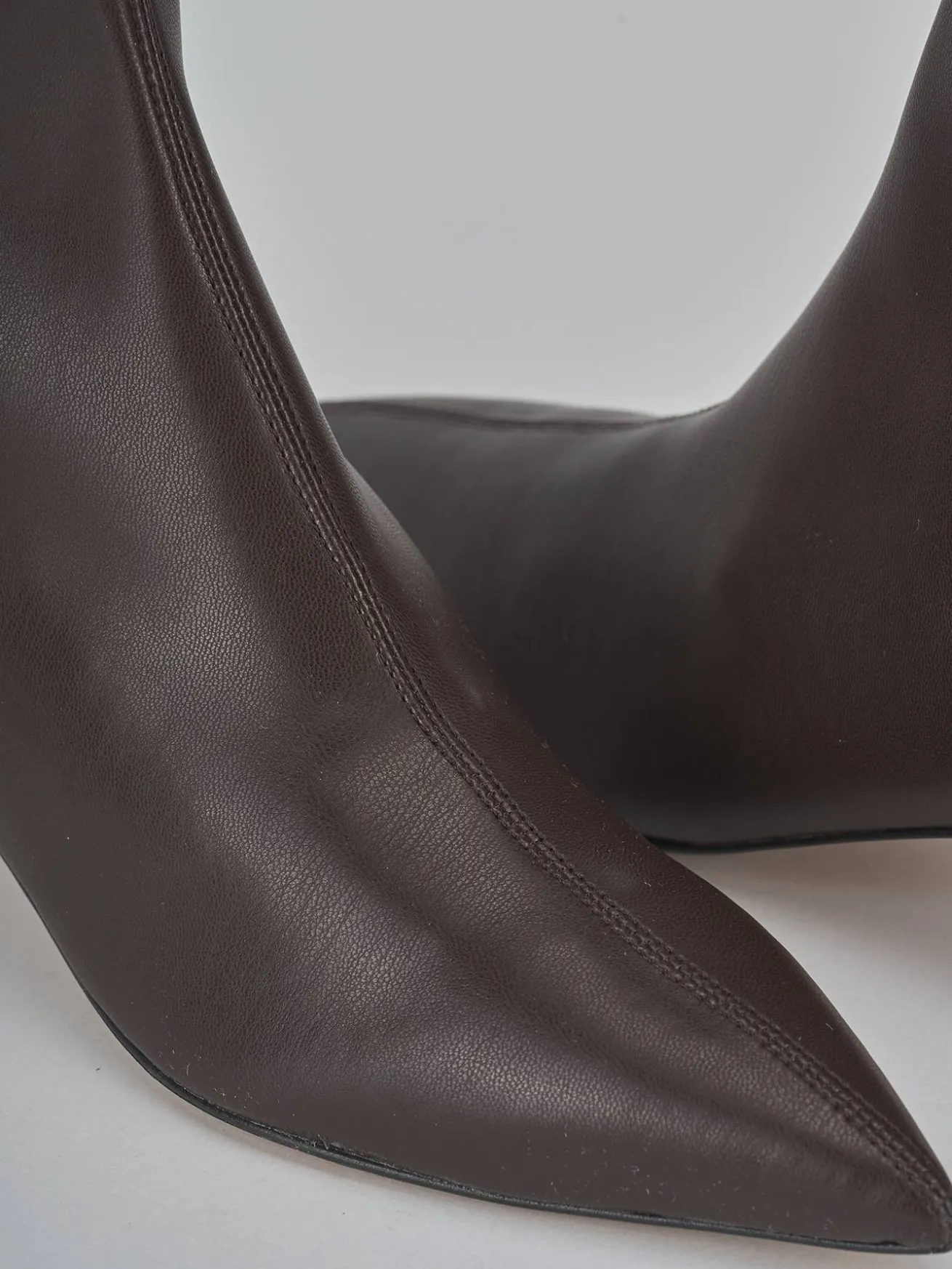 Stivaletti tacco 5cm pelle testa