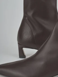 Stivaletti tacco 5cm pelle testa