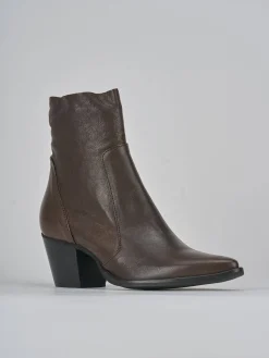 Stivaletti tacco 7cm pelle testa