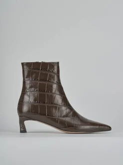 Stivaletti tacco 5cm pitone testa