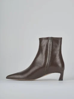 Stivaletti tacco 5cm pitone testa