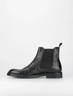 stivaletto tacco 2 cm nero