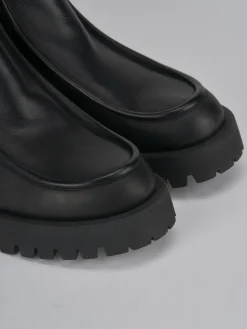 Stivaletto tacco 3 cm nero pelle