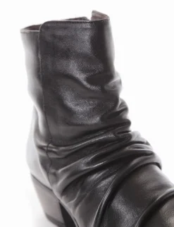 stivaletto texano tacco 3 cm nero