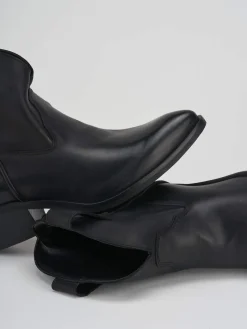 Stivaletto texano tacco 5 cm nero pelle