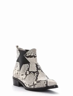 Stivaletto texano tacco 3cm roccia