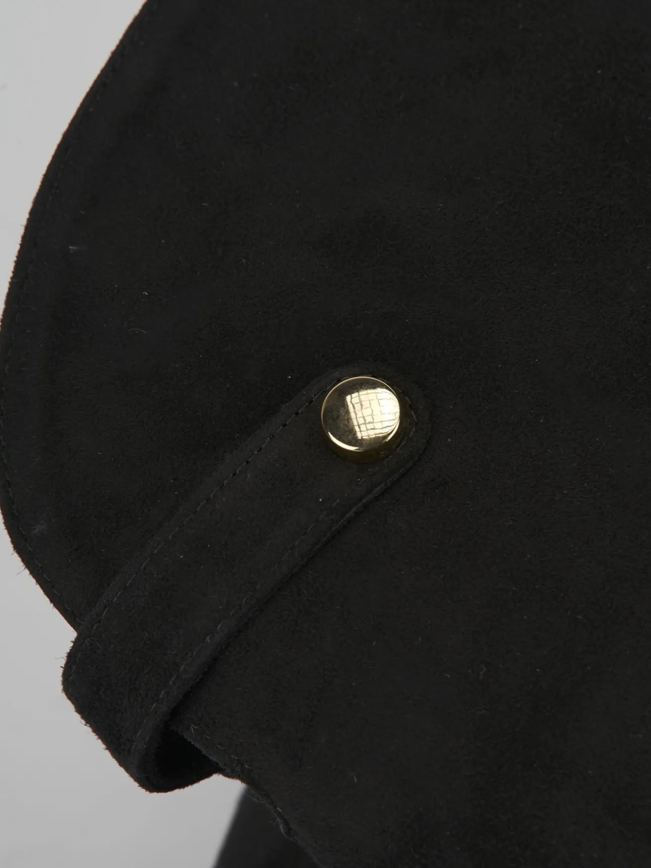 Stivali tacco 9cm camoscio nero