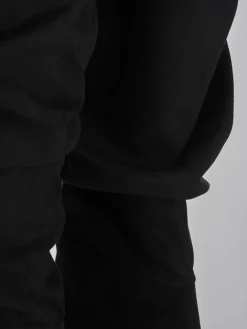 Stivali tacco 9cm camoscio nero