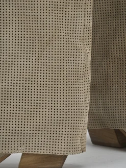 Stivali tacco 4cm camoscio beige