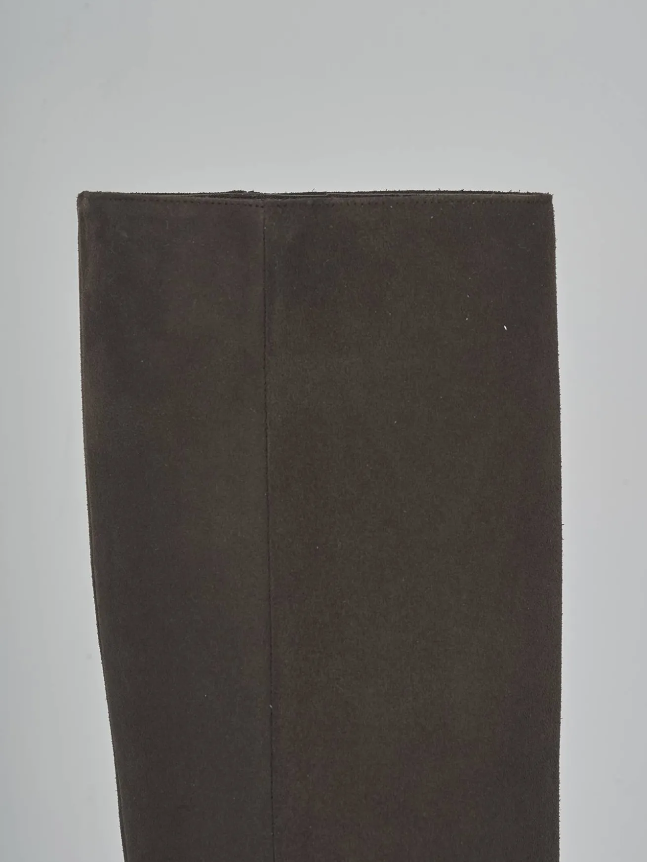 Stivali tacco 5cm camoscio testa