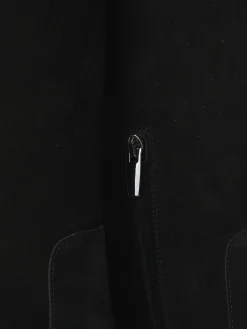 Stivali tacco 8cm camoscio nero