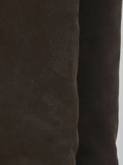 Stivali tacco 7cm camoscio testa