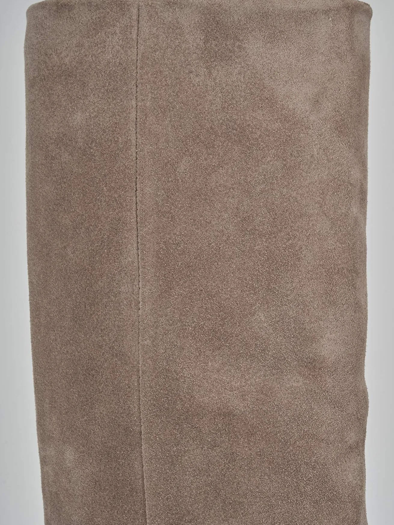 Stivali tacco 9cm camoscio marrone