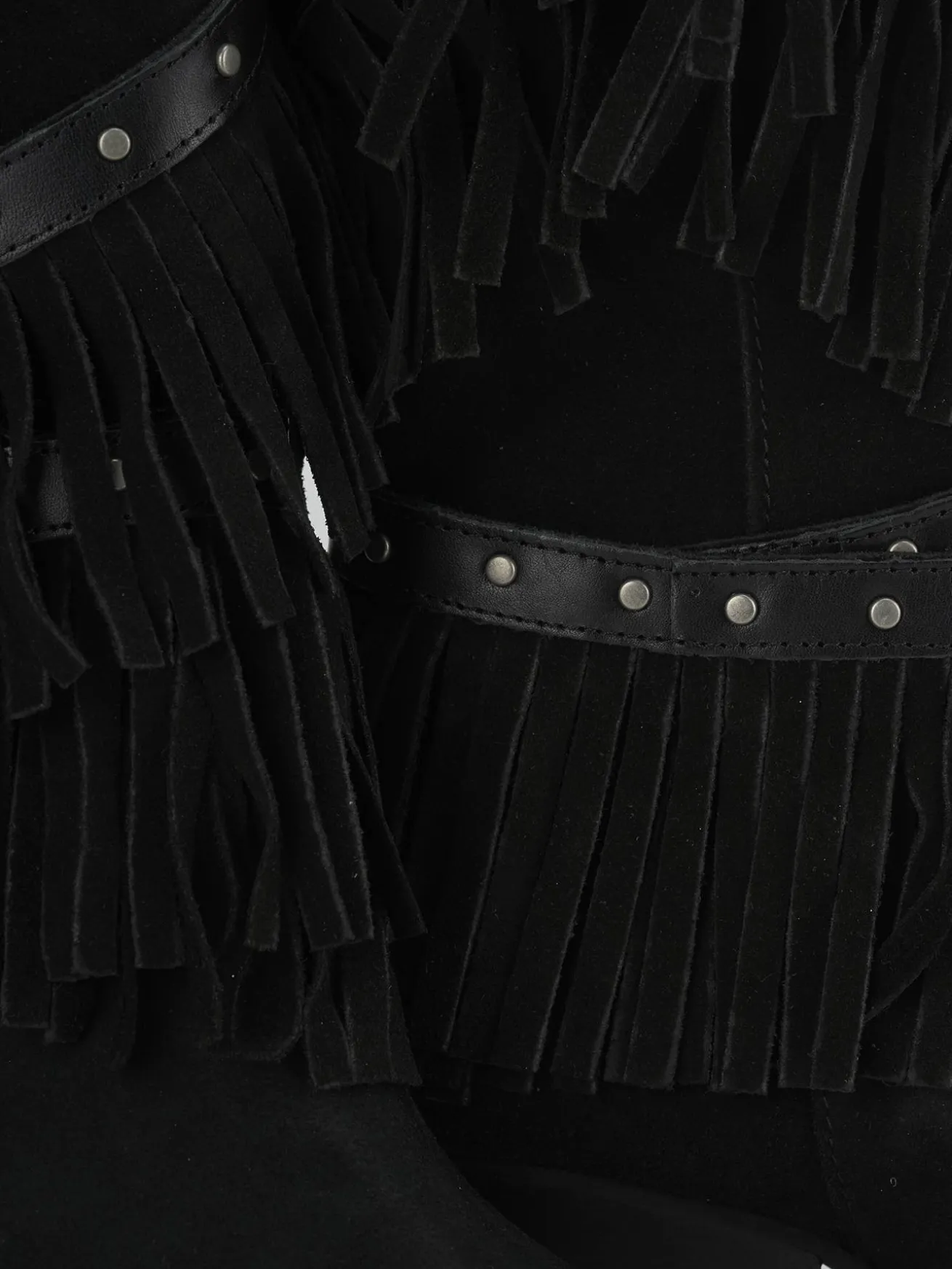 Stivali tacco 9cm camoscio nero