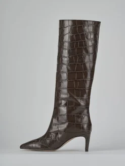 Stivali tacco 7cm cocco testa