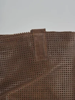 Stivali tacco 7cm pelle marrone