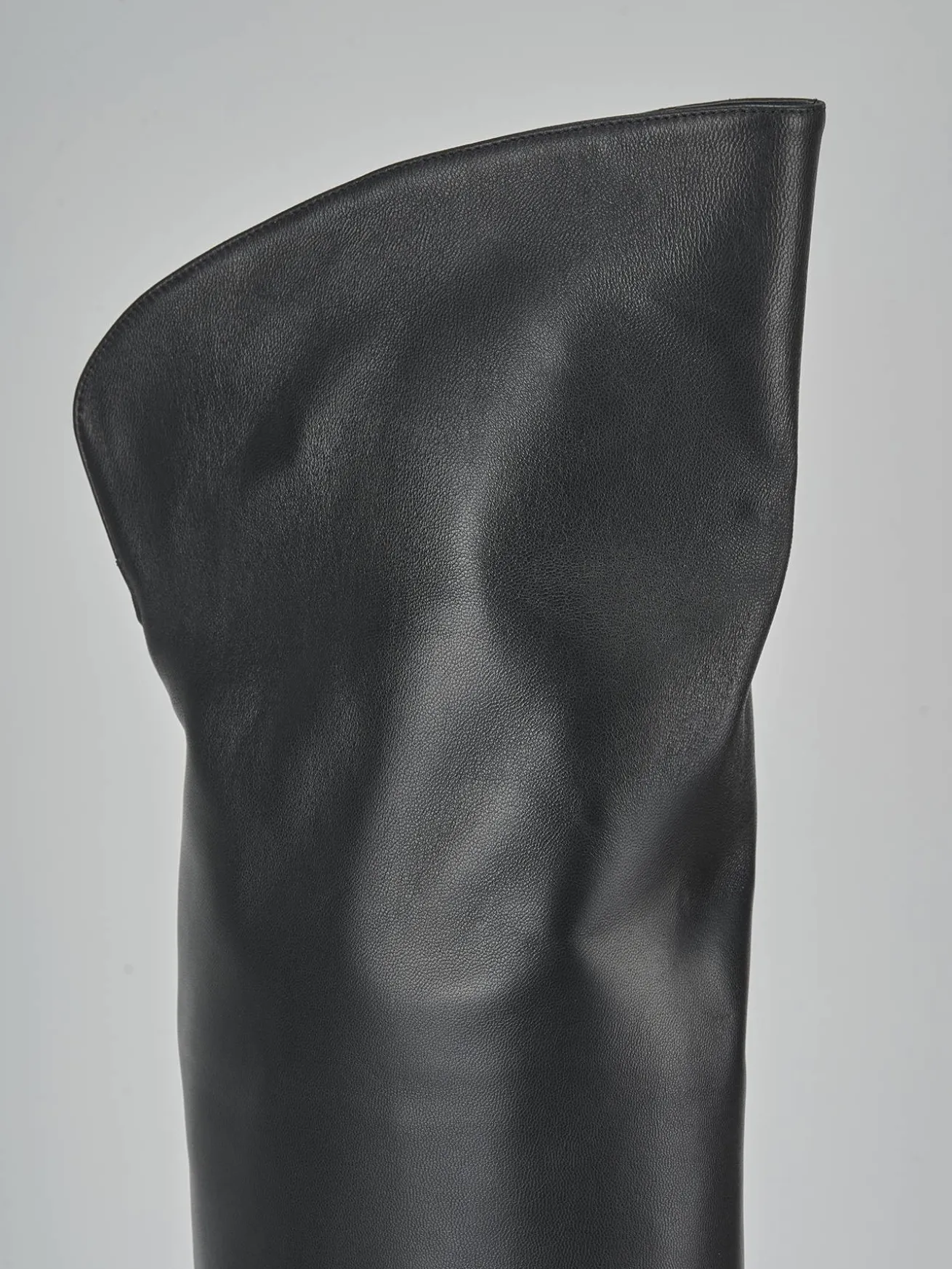 Stivali tacco 9cm pelle nero