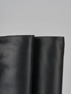 Stivali tacco 9cm pelle nero