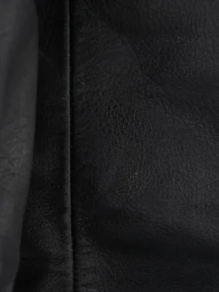 Stivali tacco 2cm pelle nero