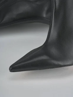 Stivali tacco 9cm pelle nero