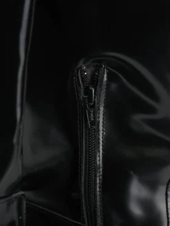 Stivali tacco 2cm pelle nero