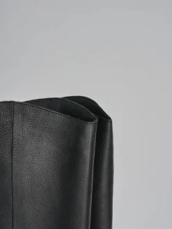 Stivali tacco 9cm pelle nero