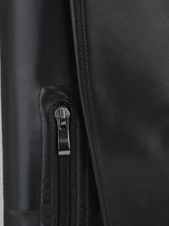 Stivali tacco 8cm pelle nero