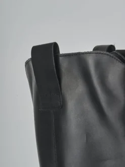 Stivali tacco 4cm pelle nero