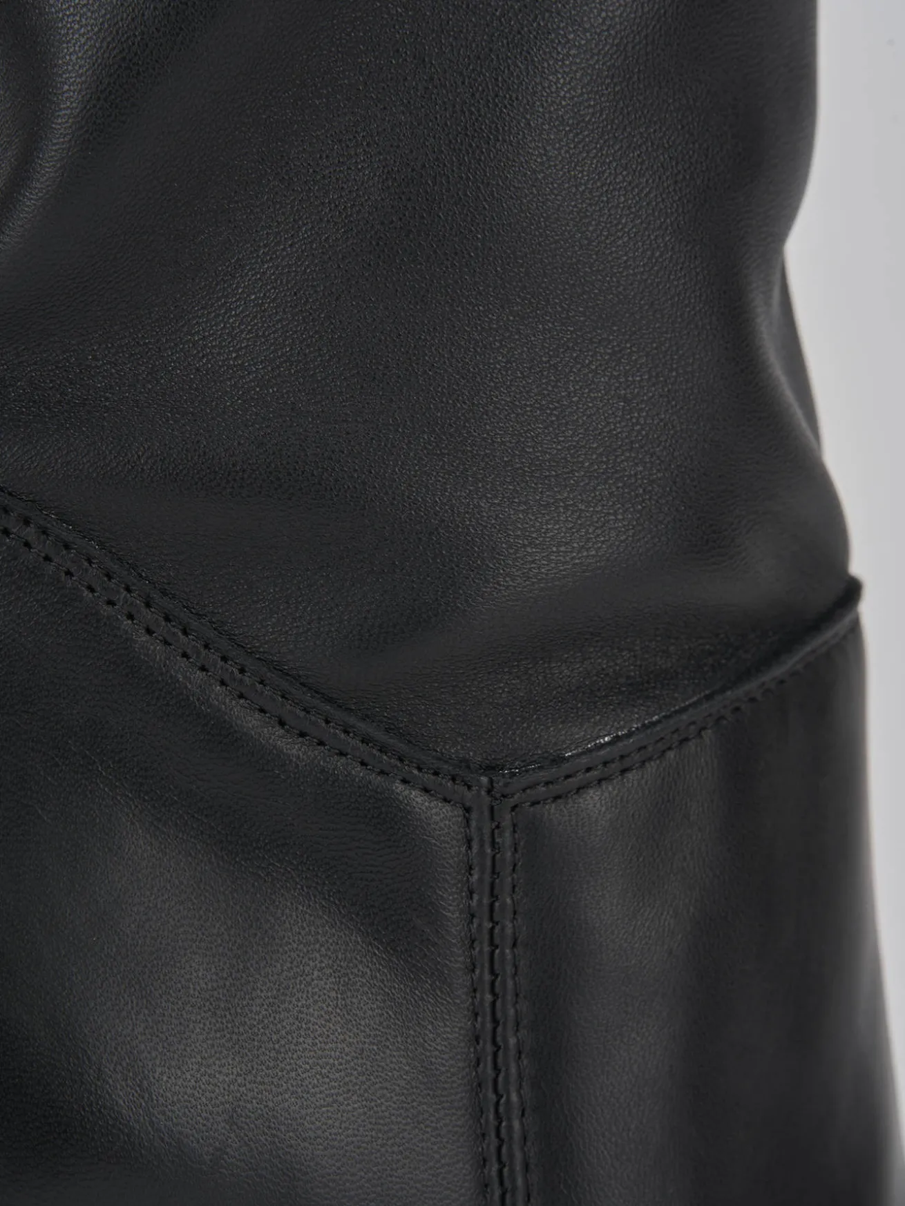 Stivali tacco 9cm pelle nero