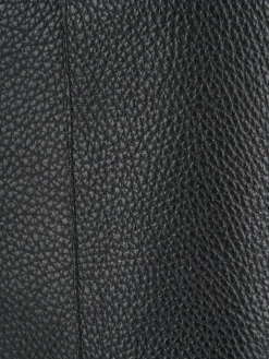 Stivali tacco 2cm pelle nero