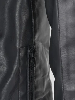 Stivali tacco 2cm pelle nero