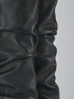 Stivali tacco 6cm pelle nero