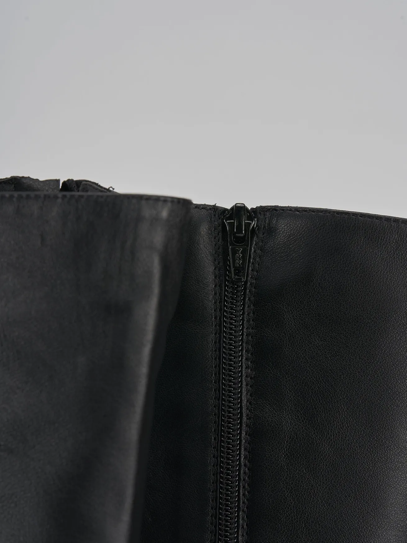 Stivali tacco 9cm pelle nero