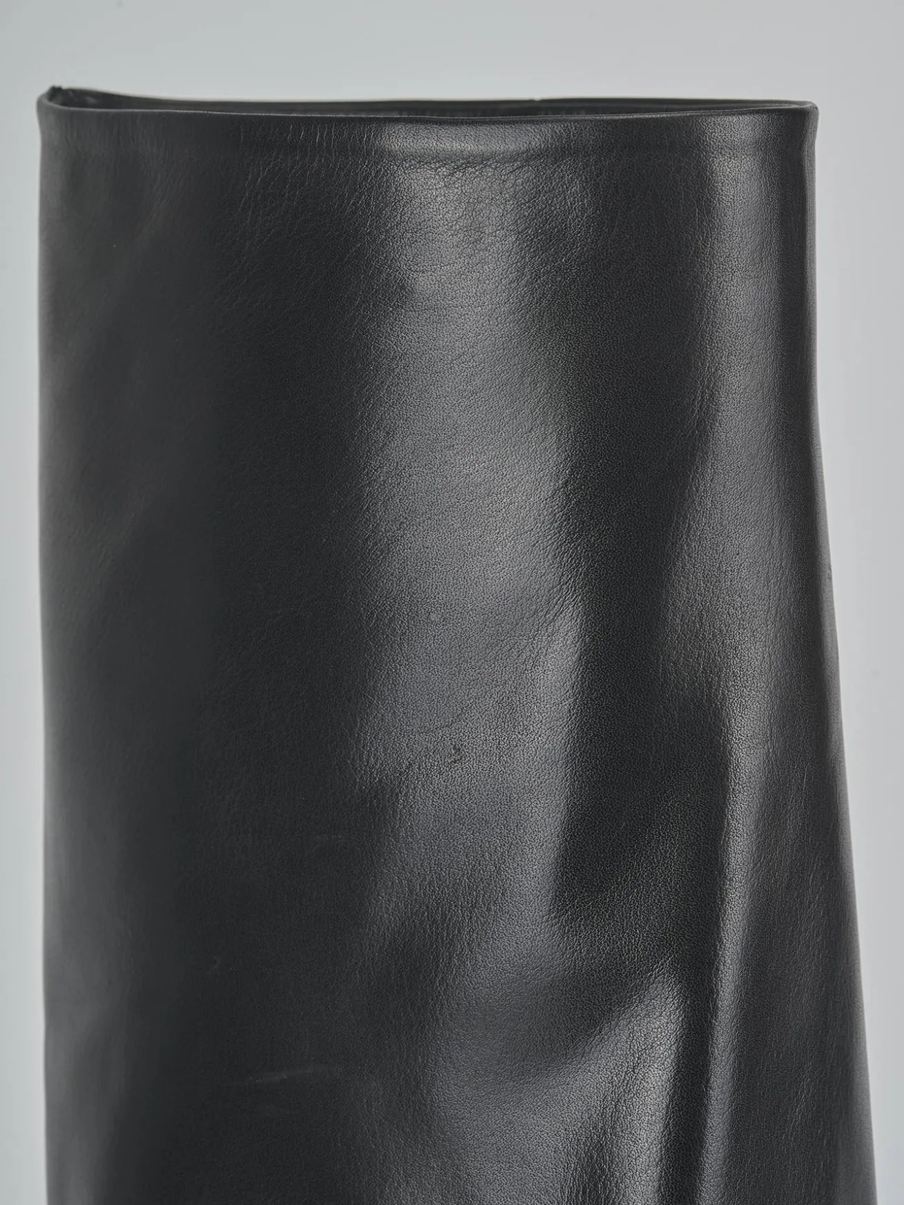 Stivali tacco 7cm pelle nero