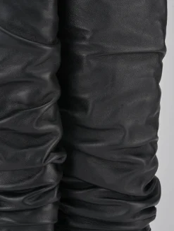 Stivali tacco 9cm pelle nero