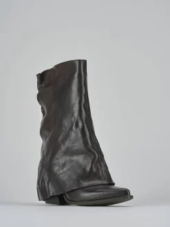 Stivali tacco 7cm pelle testa