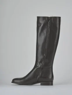 Stivali tacco 2cm pelle testa