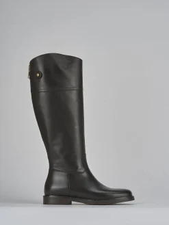 Stivali tacco 2cm pelle testa