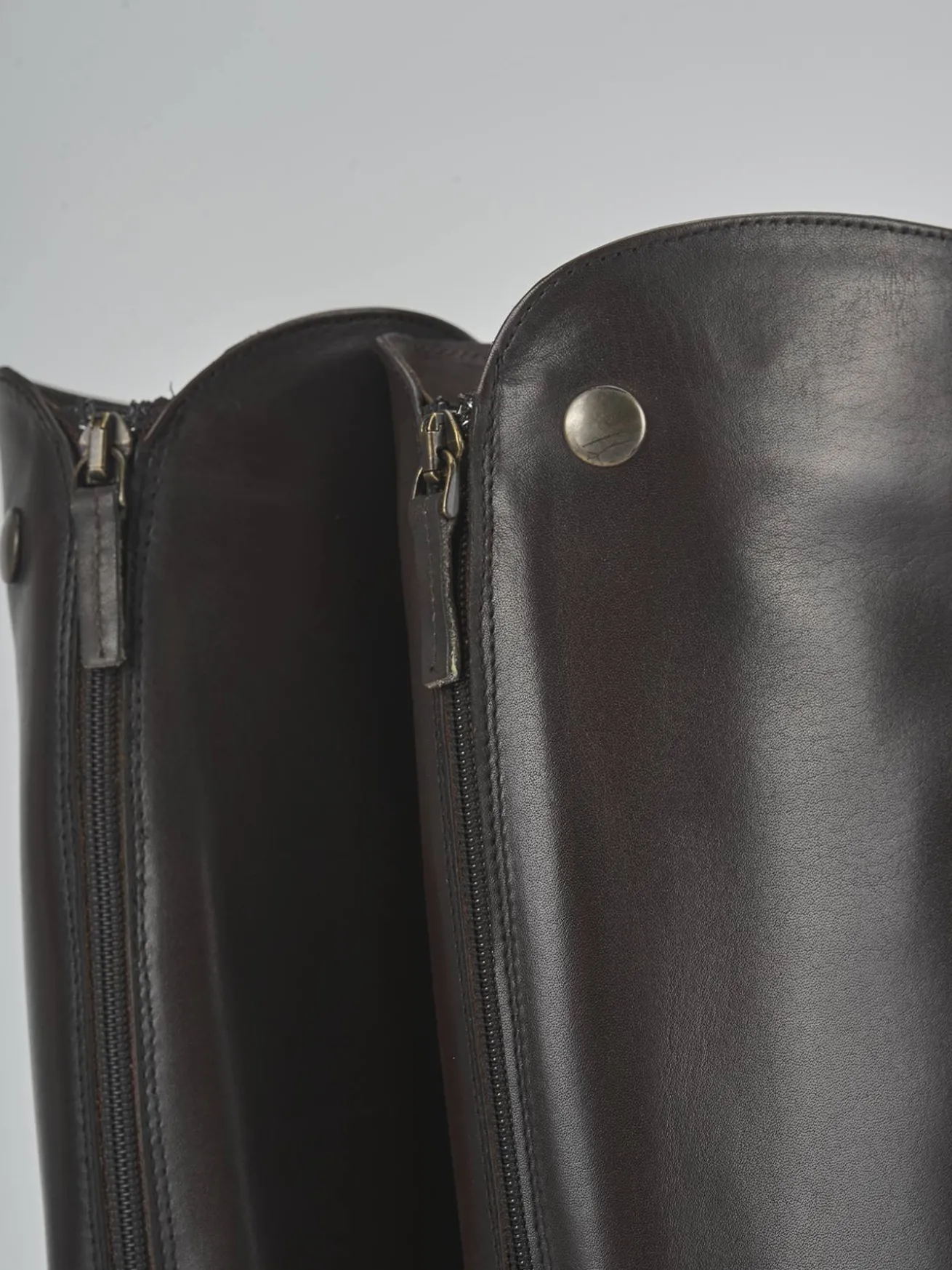 Stivali tacco 4cm pelle testa