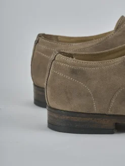 Stringate camoscio beige