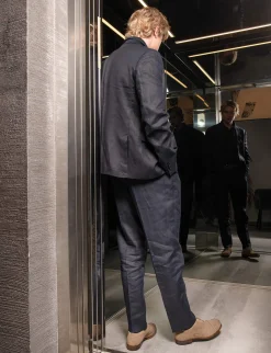 Stringate camoscio beige