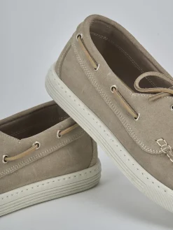 Stringate camoscio beige