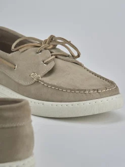 Stringate camoscio beige