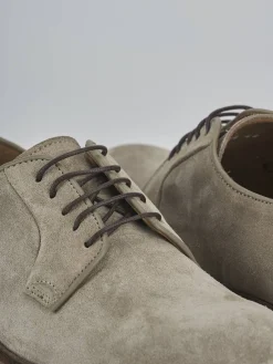 Stringate camoscio beige