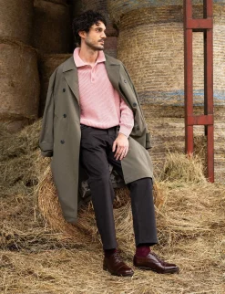 Stringate pelle marrone