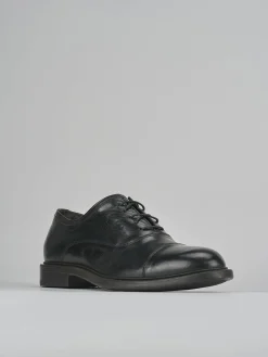 Stringate pelle nero