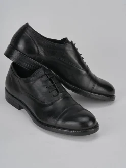 Stringate pelle nero