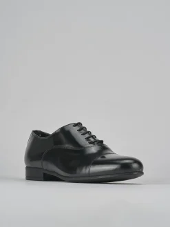 Stringate pelle nero