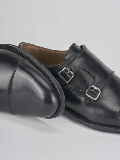 Stringate pelle nero