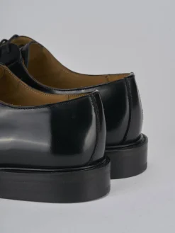 Stringate pelle nero